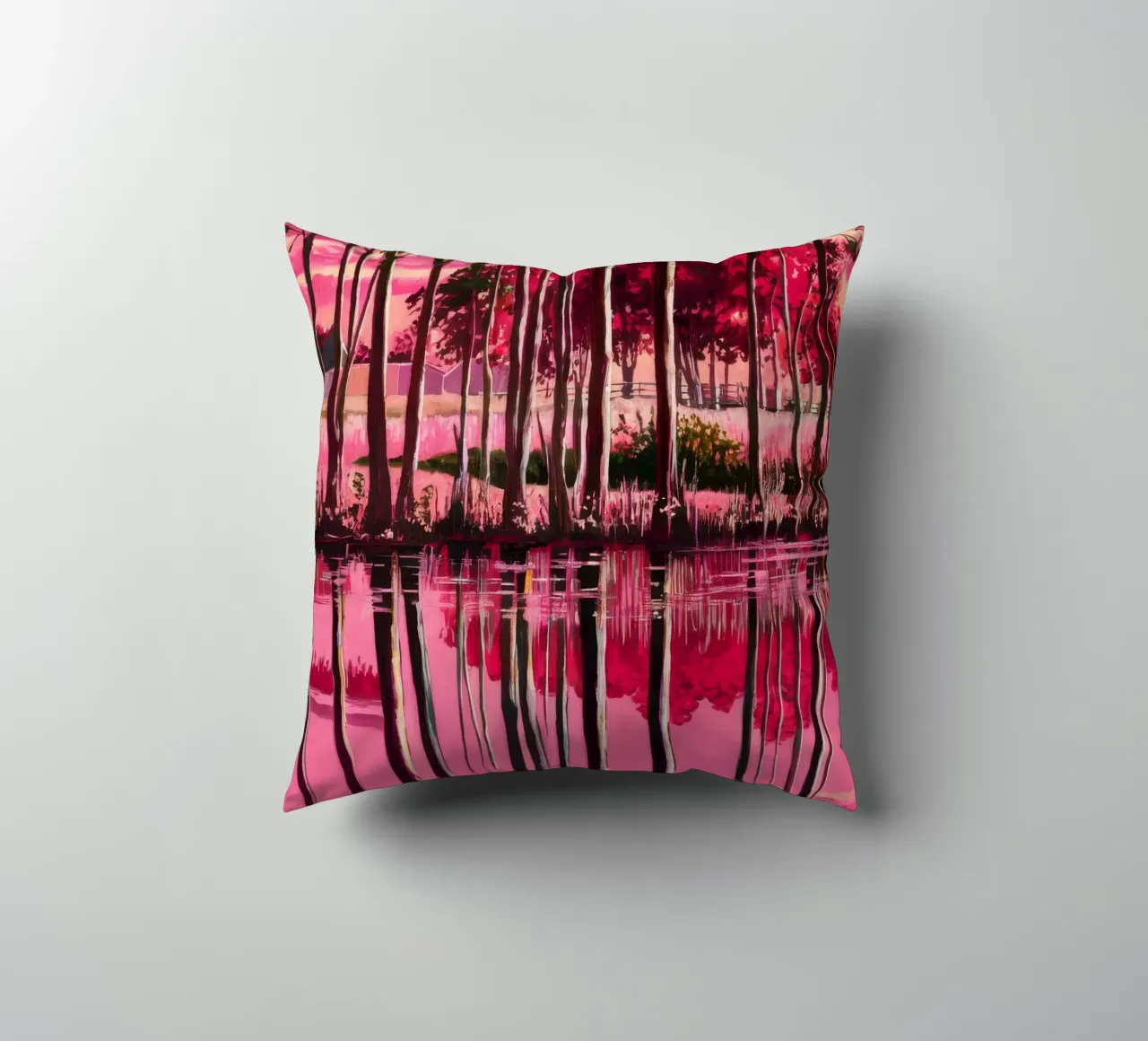Magenta Twilight Reverie cuscino da Verve Pigments