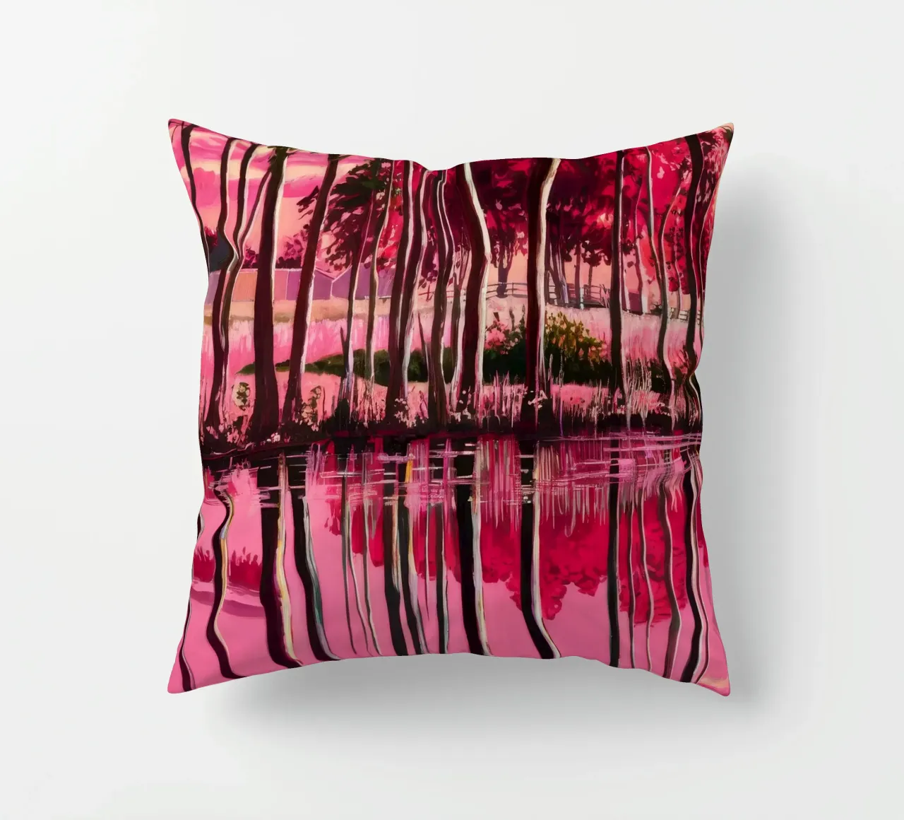 Magenta Twilight Reverie cuscino da Verve Pigments