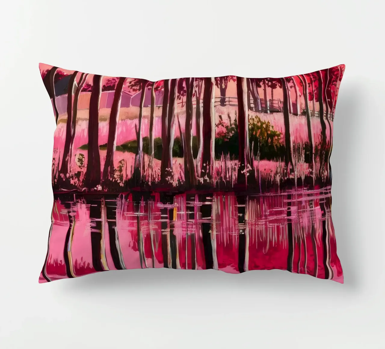 Magenta Twilight Reverie cuscino da Verve Pigments