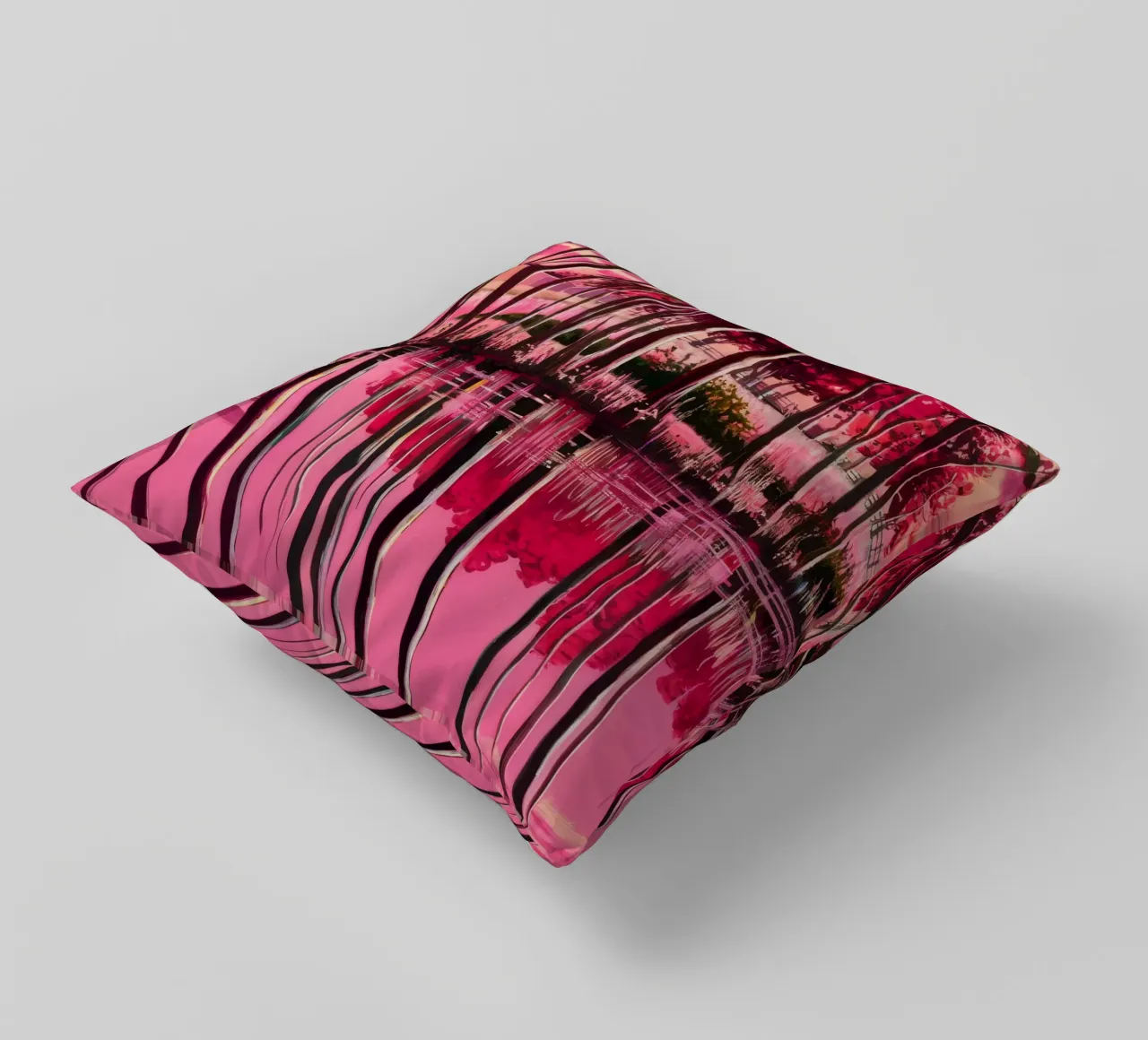 Magenta Twilight Reverie cuscino da Verve Pigments
