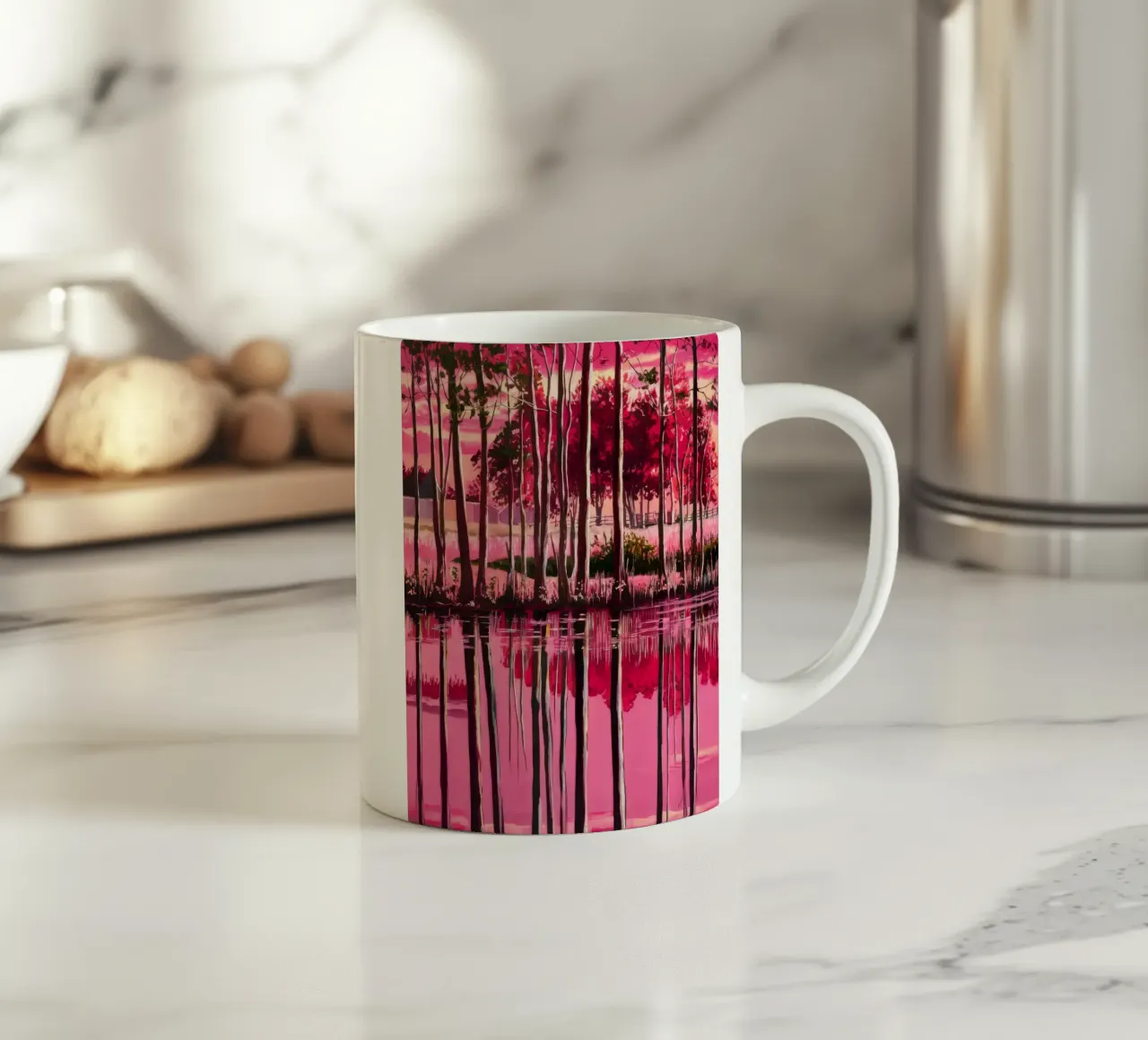 Magenta Twilight Reverie tazza in ceramica da Verve Pigments