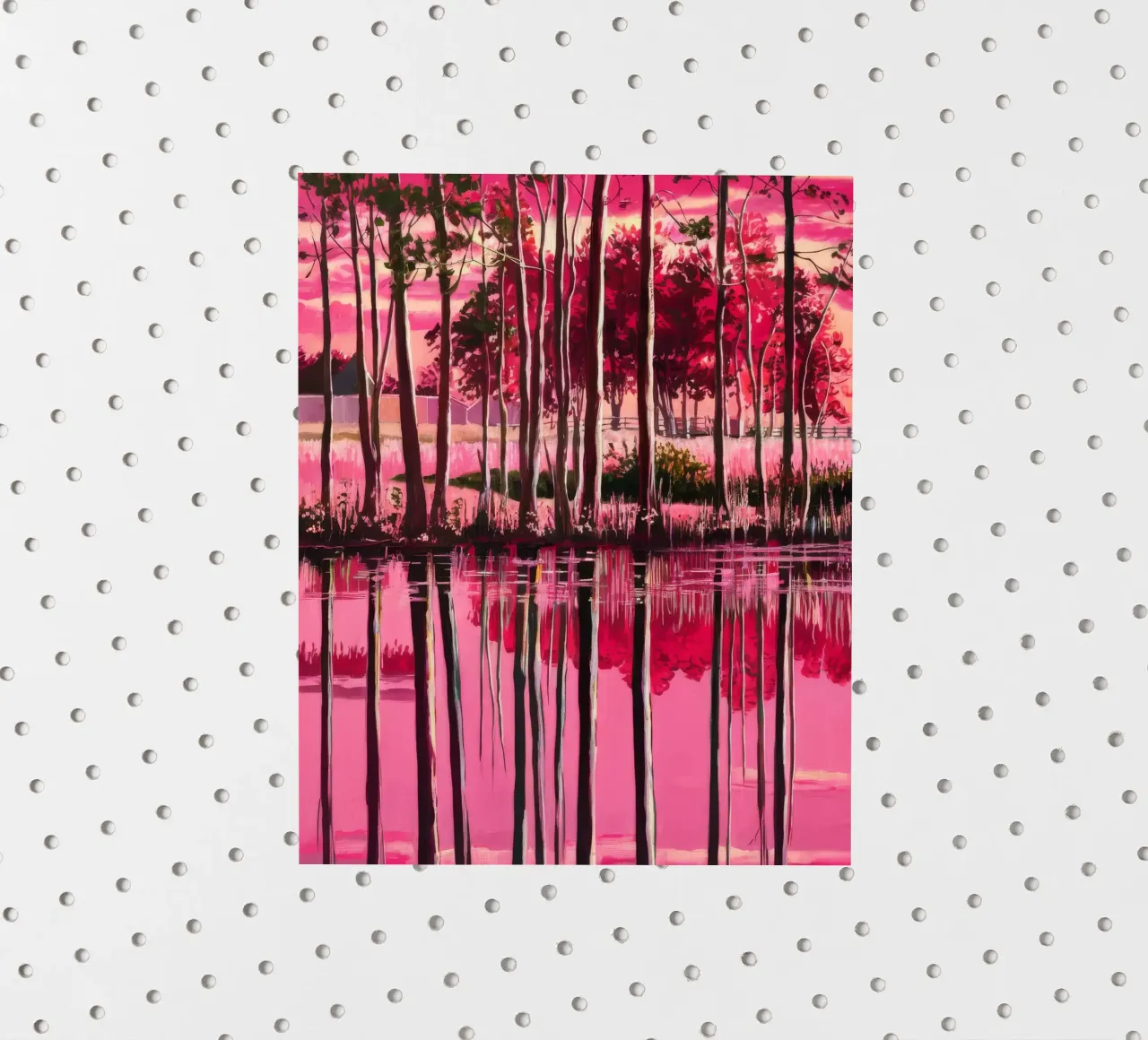 Magenta Twilight Reverie sticker by Verve Pigments