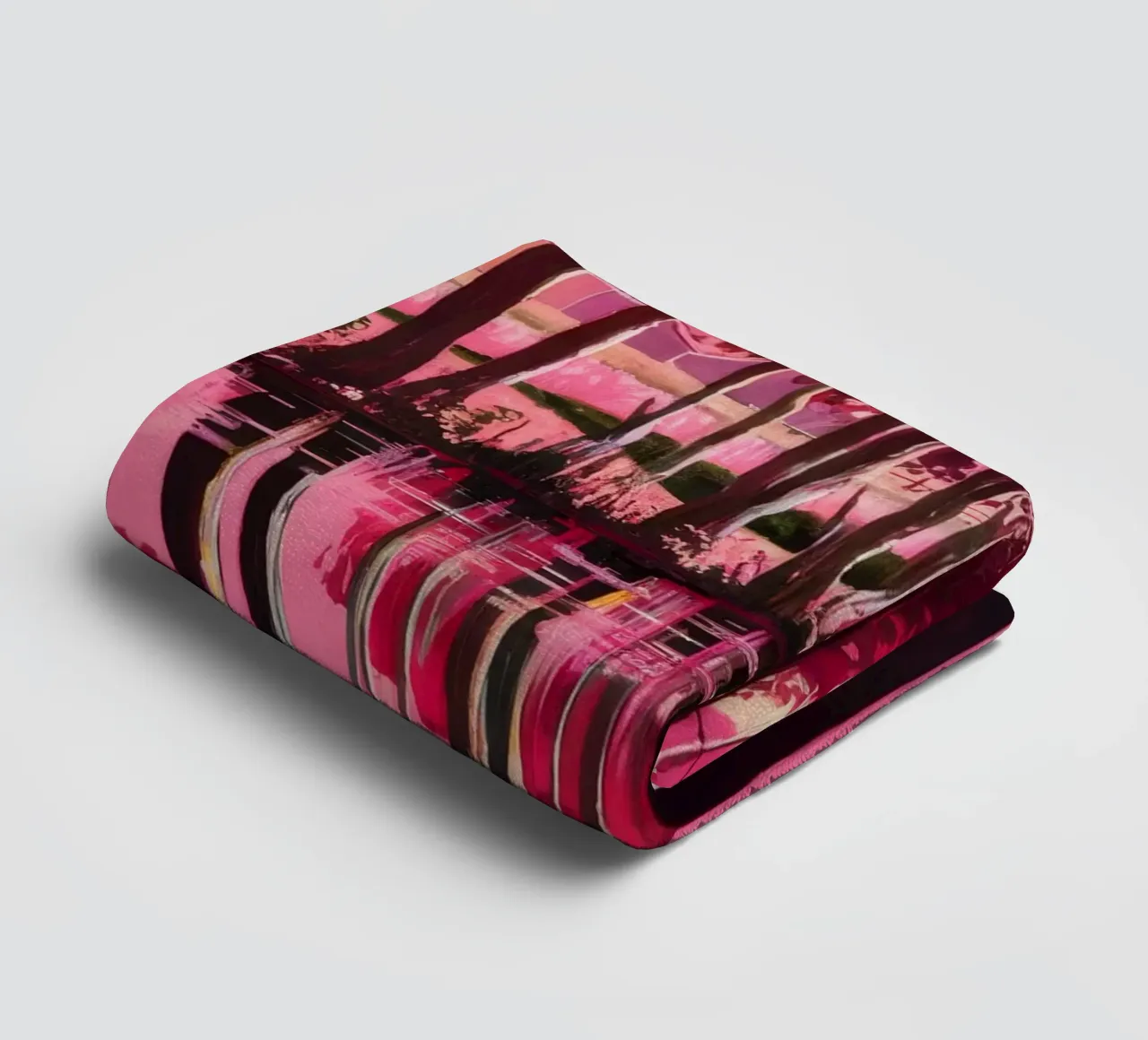 Magenta Twilight Reverie asciugamano da bagno da Verve Pigments