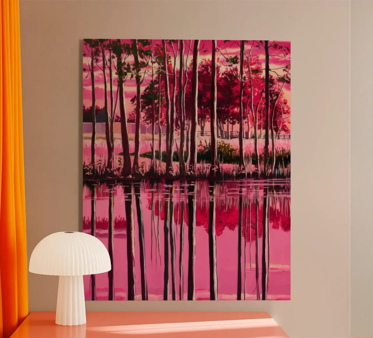 Magenta Twilight Reverie plexiglass da Verve Pigments