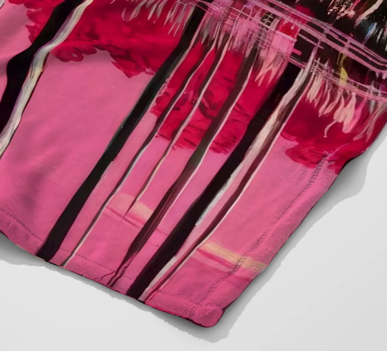 Magenta Twilight Reverie coperta in pile da Verve Pigments
