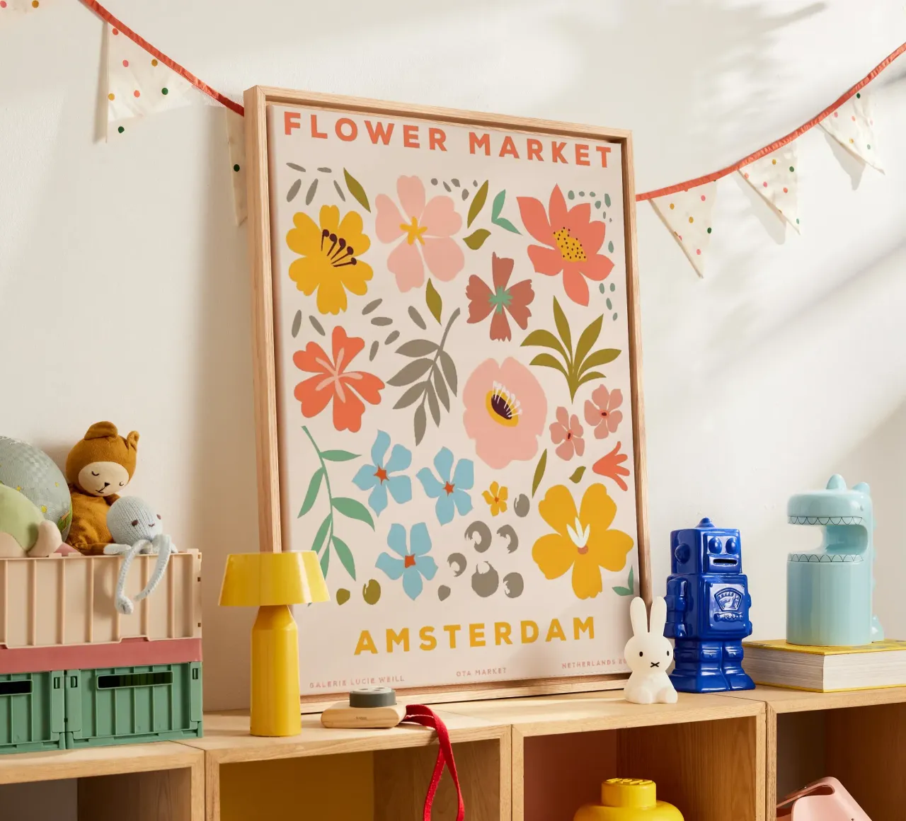 Mercato dei fiori - Tokyo Florist Honolulu tela con Cornice a cassetta da Spencer Farrell2