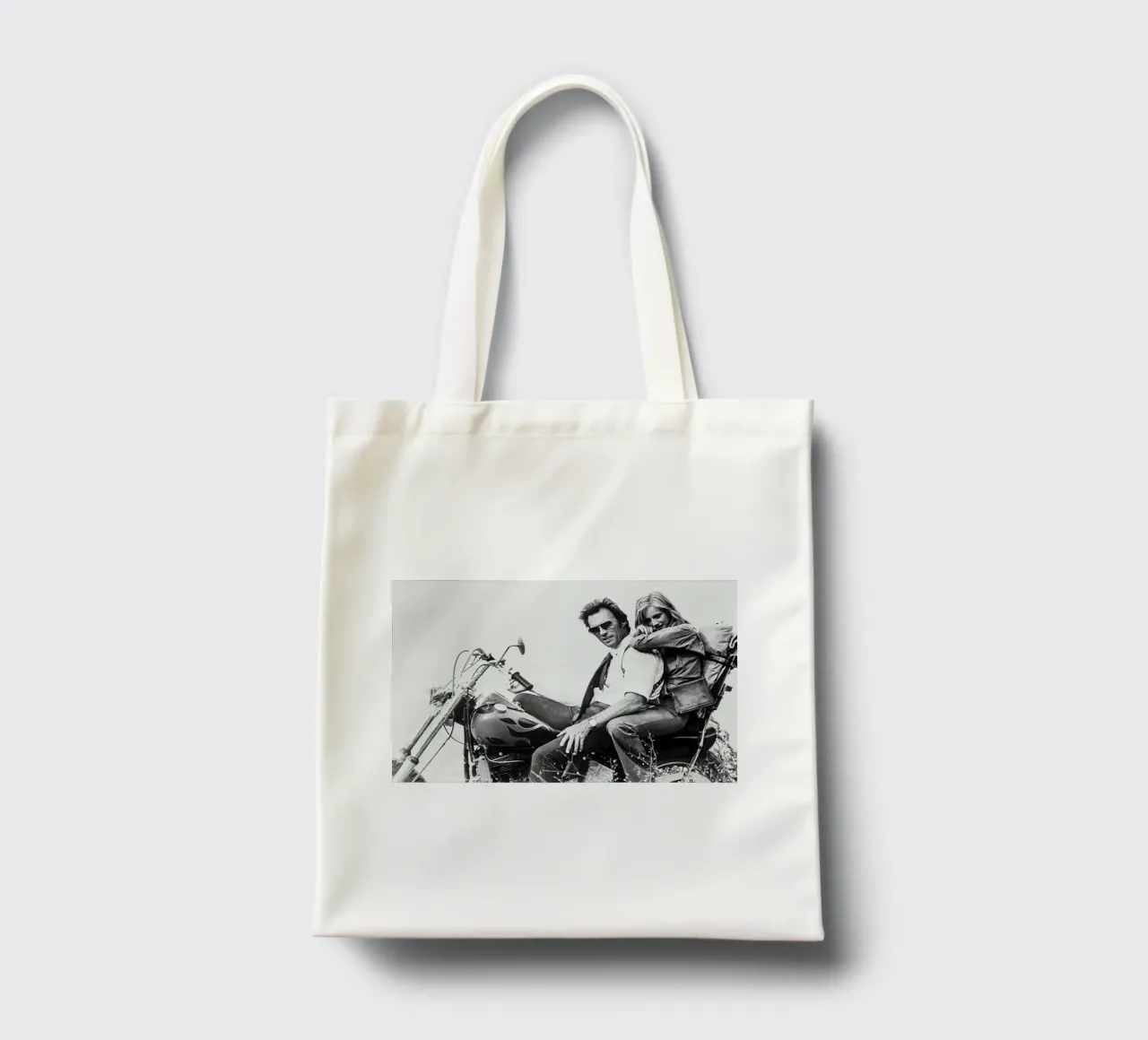 Classico di Clint Eastwood e Sondra Locke borsa in juta da Beth Pop Culture