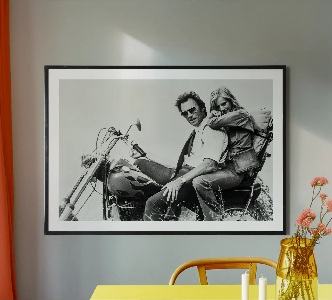 Classico di Clint Eastwood e Sondra Locke carta hahnemühle da Beth Pop Culture