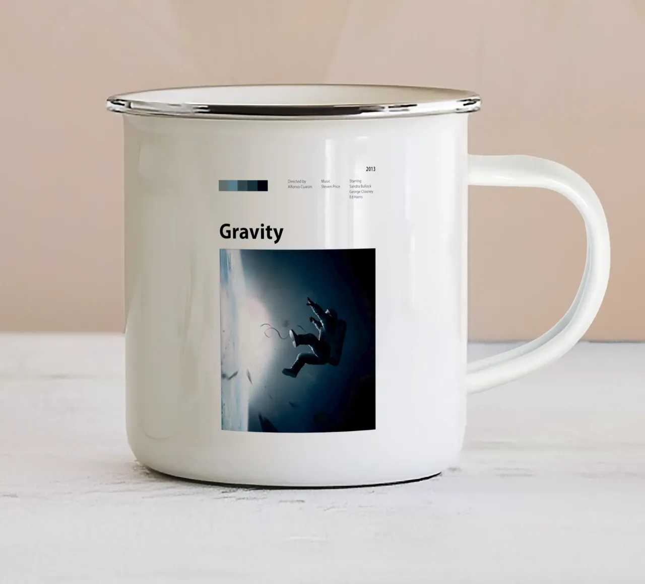 Gravità tazza in smalto da The Movie Wall