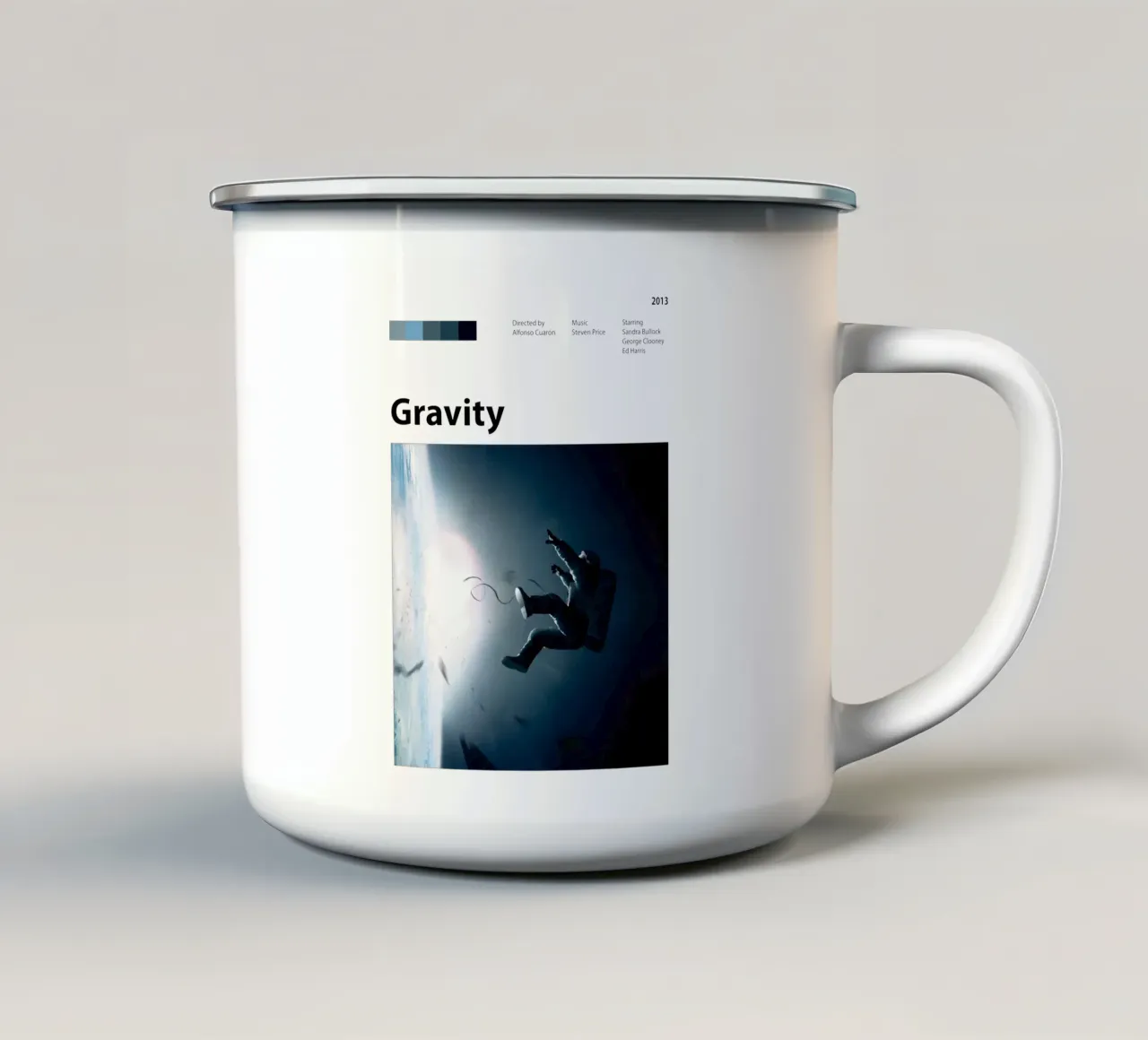 Gravità tazza in smalto da The Movie Wall