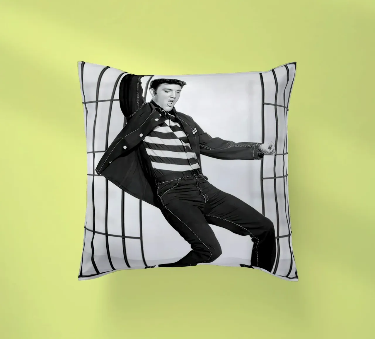 Carcere di Elvis Presley cuscino da Beth Pop Culture