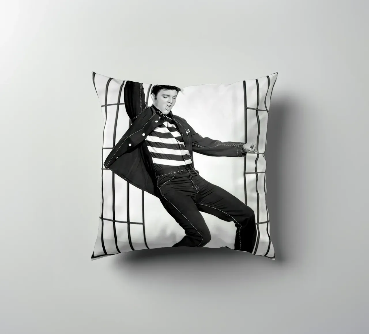 Carcere di Elvis Presley cuscino da Beth Pop Culture