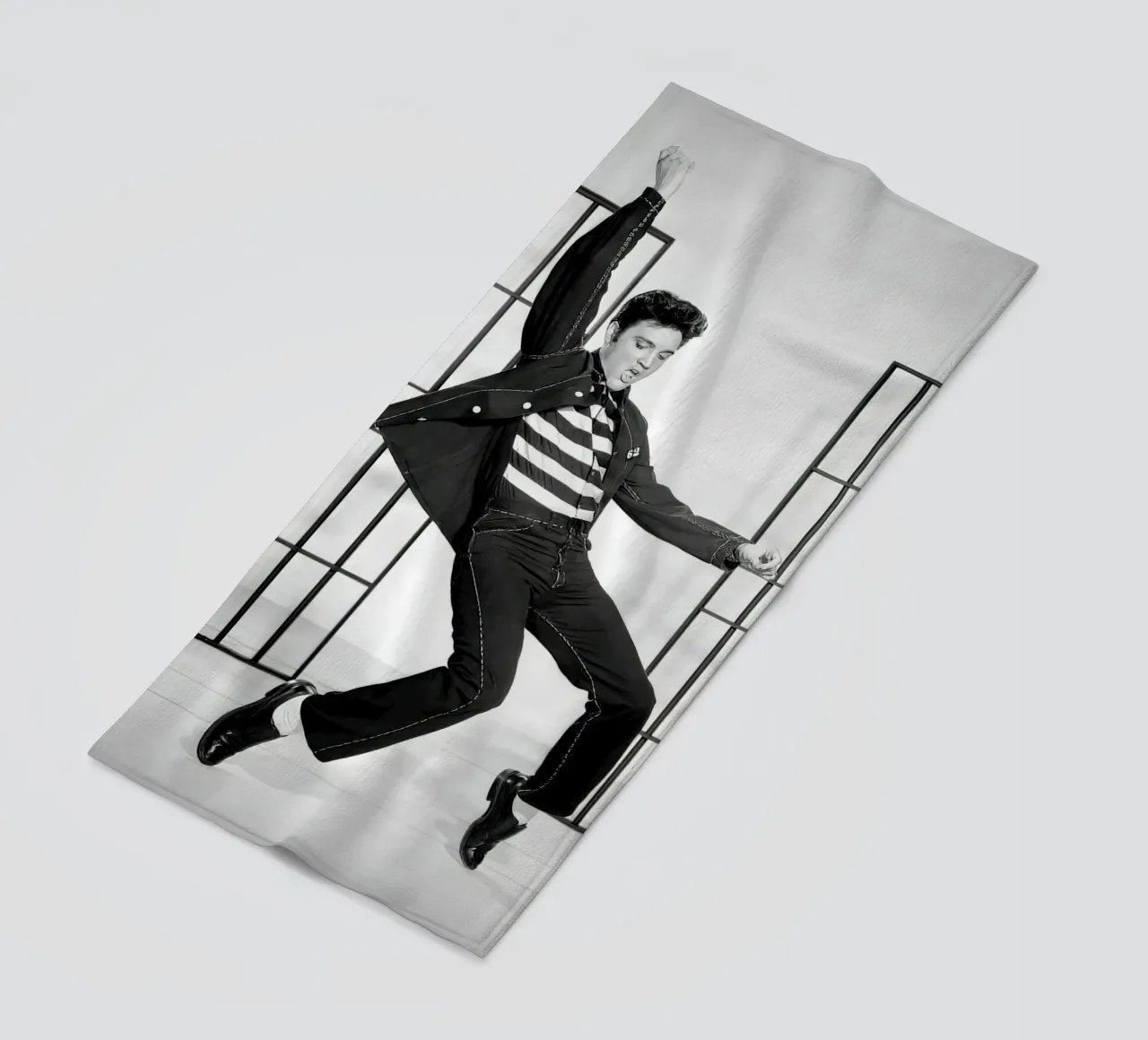 Carcere di Elvis Presley telo mare da Beth Pop Culture