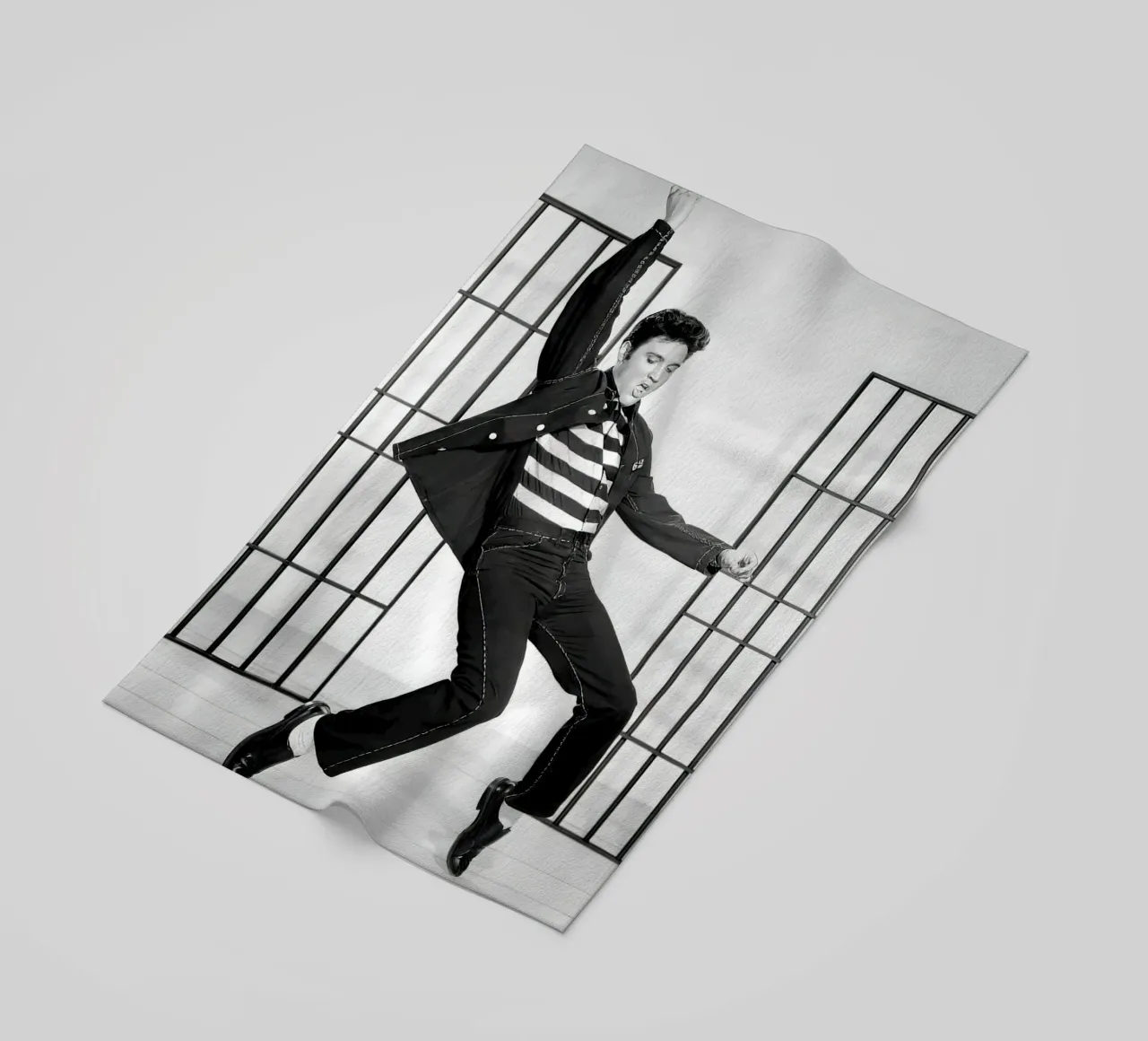 Carcere di Elvis Presley telo mare da Beth Pop Culture