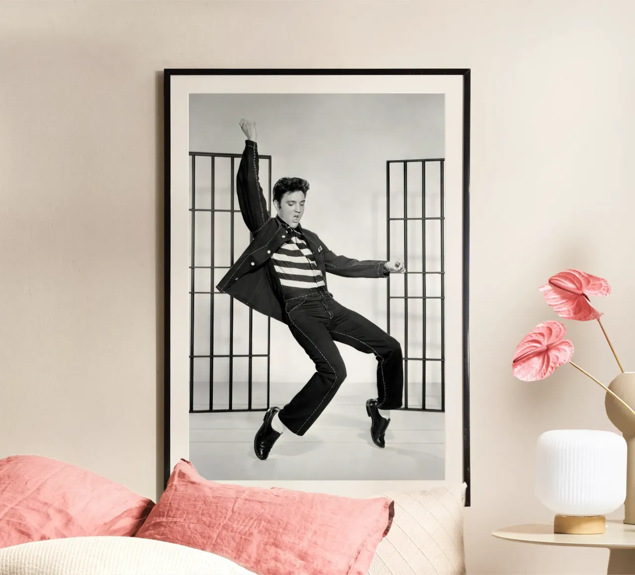 Carcere di Elvis Presley carta hahnemühle da Beth Pop Culture