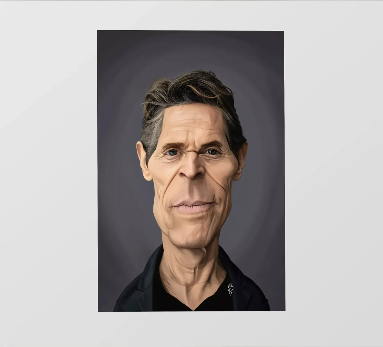 Willem Dafoe telo in pvc da Rob Art | Illustration