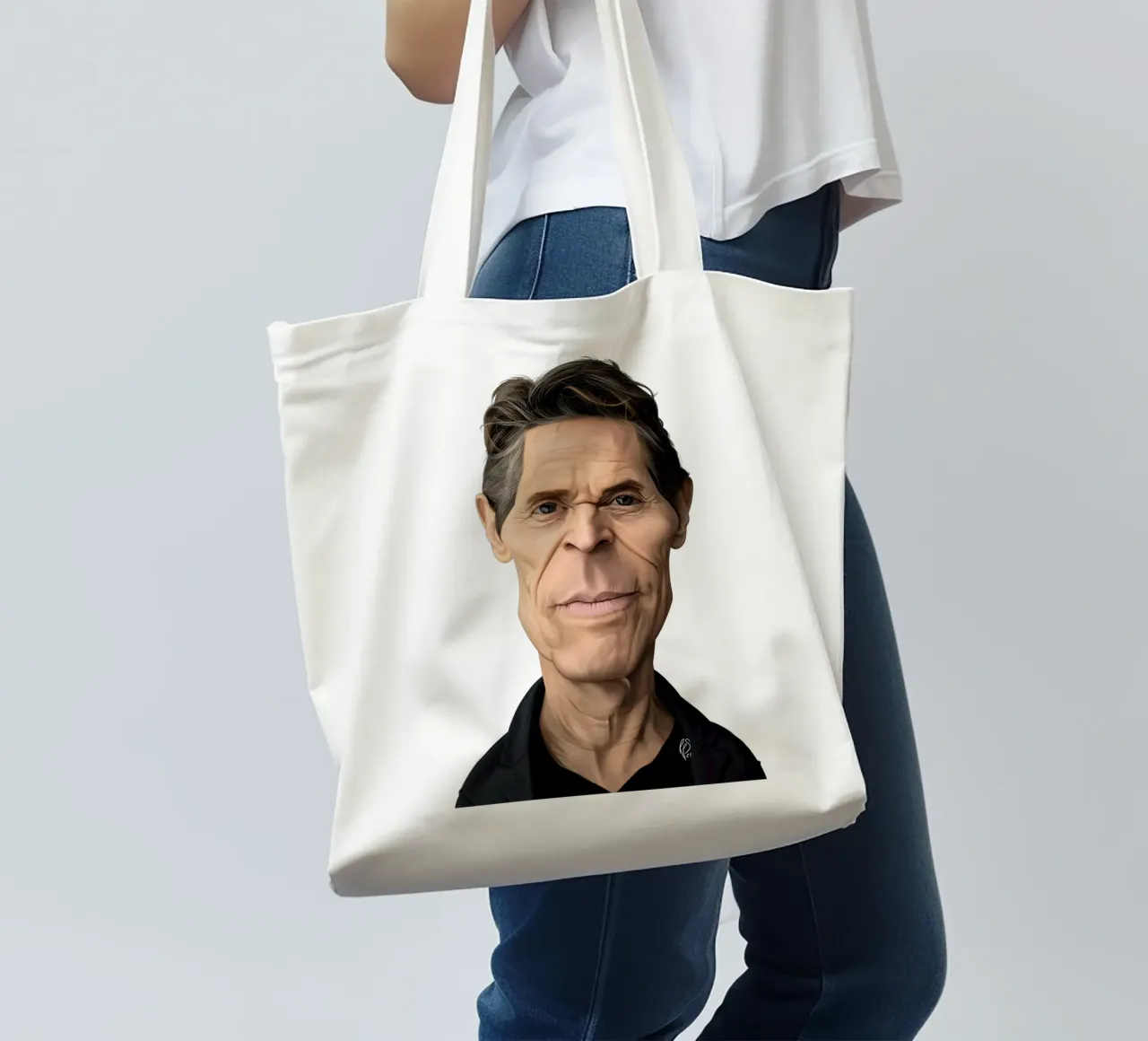 Willem Dafoe Jutebeutel von Rob Art | Illustration