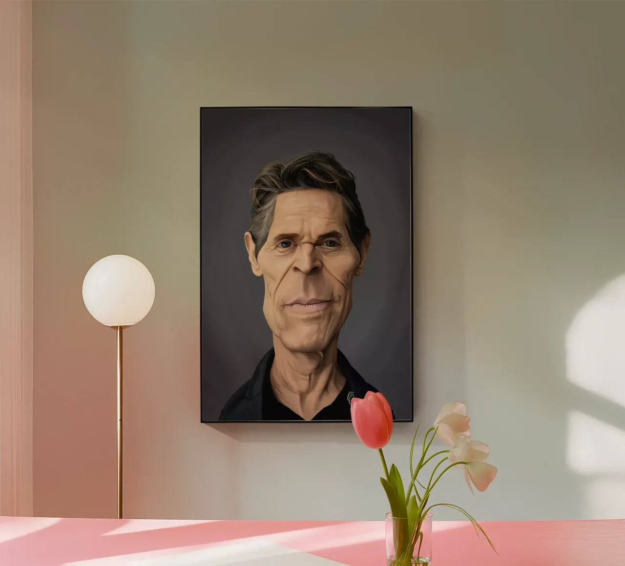 Willem Dafoe plexiglass da Rob Art | Illustration