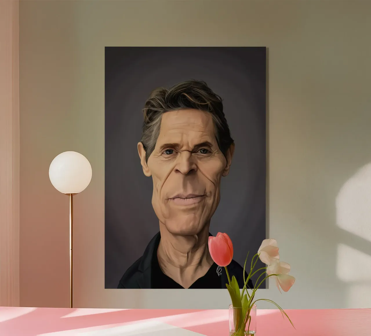 Willem Dafoe plexiglass da Rob Art | Illustration