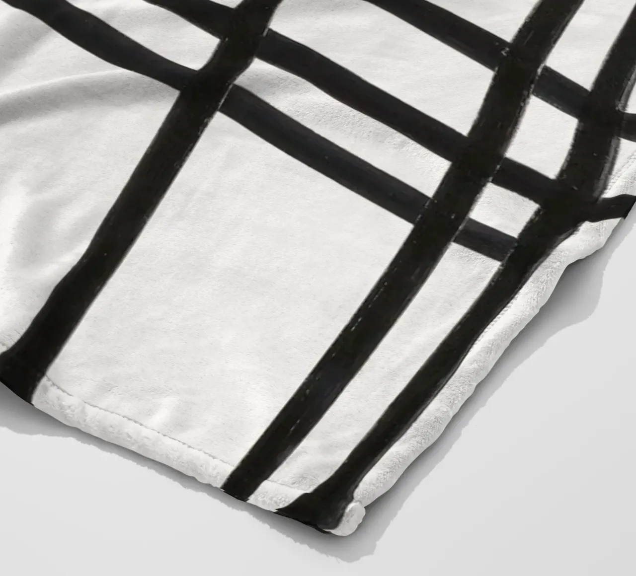 Astrazione di Piet Mondrian coperta in pile da Venus Art