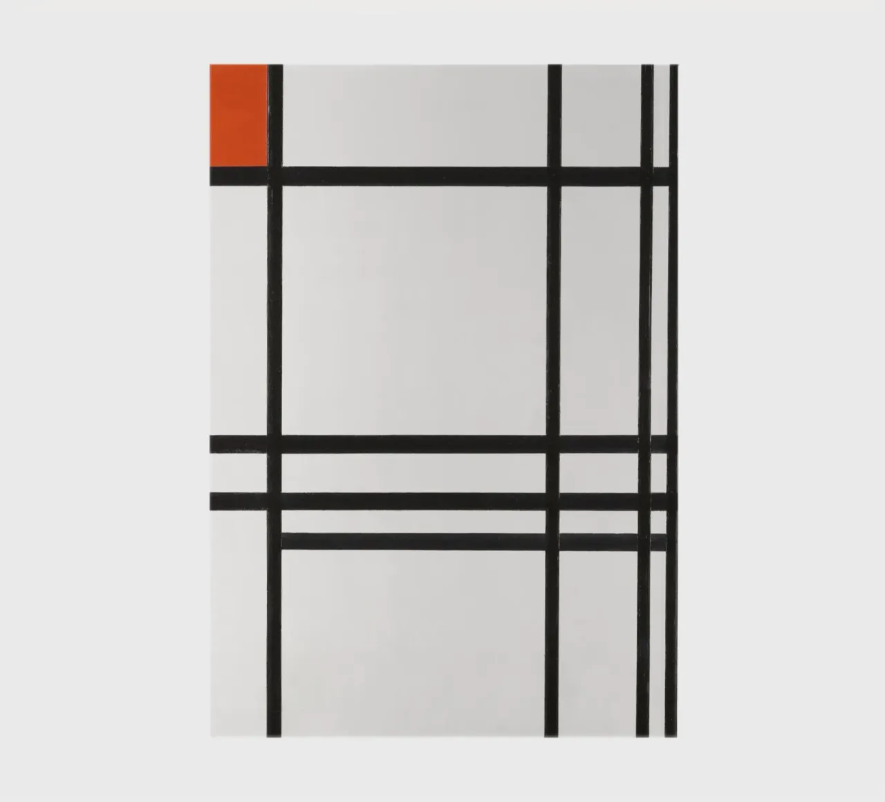 Abstraction by Piet Mondrian notebook by Venus Art