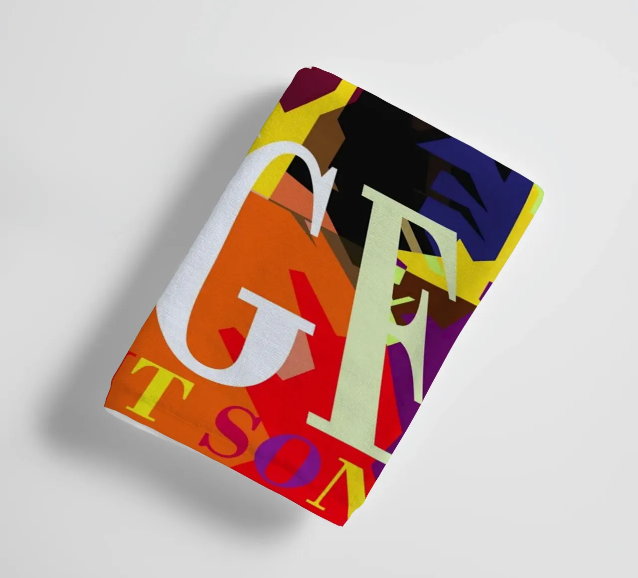 Jimmy Page chitarrista dei Led Zeppelin WPAP Trending Now asciugamano da bagno da Artkreator