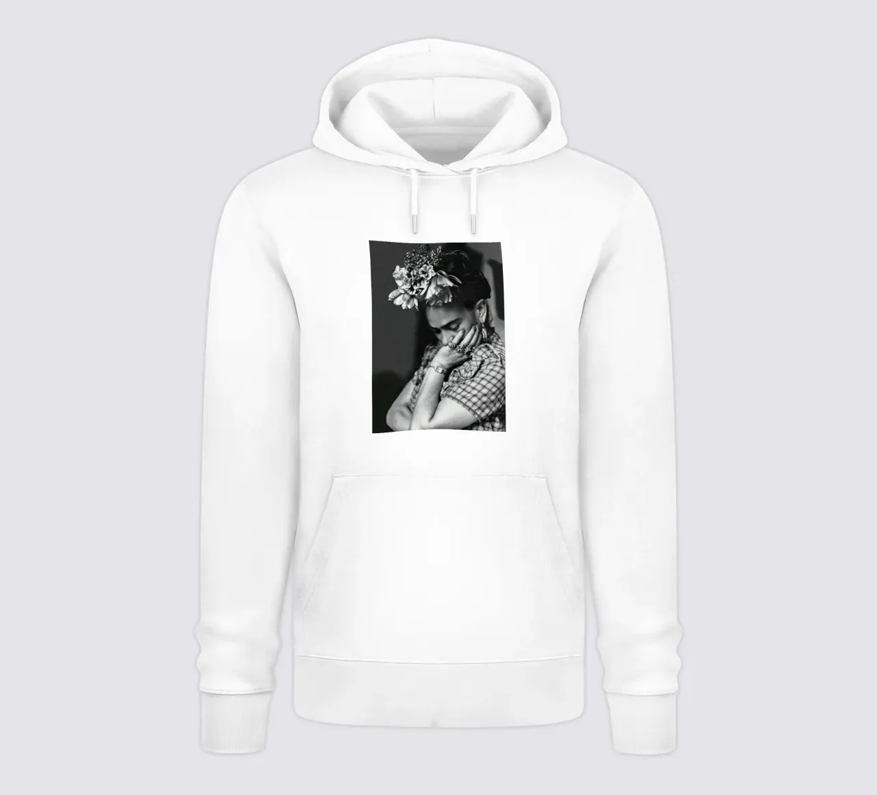 Frida Kahlo B&N felpa con cappuccio da Beth Pop Culture