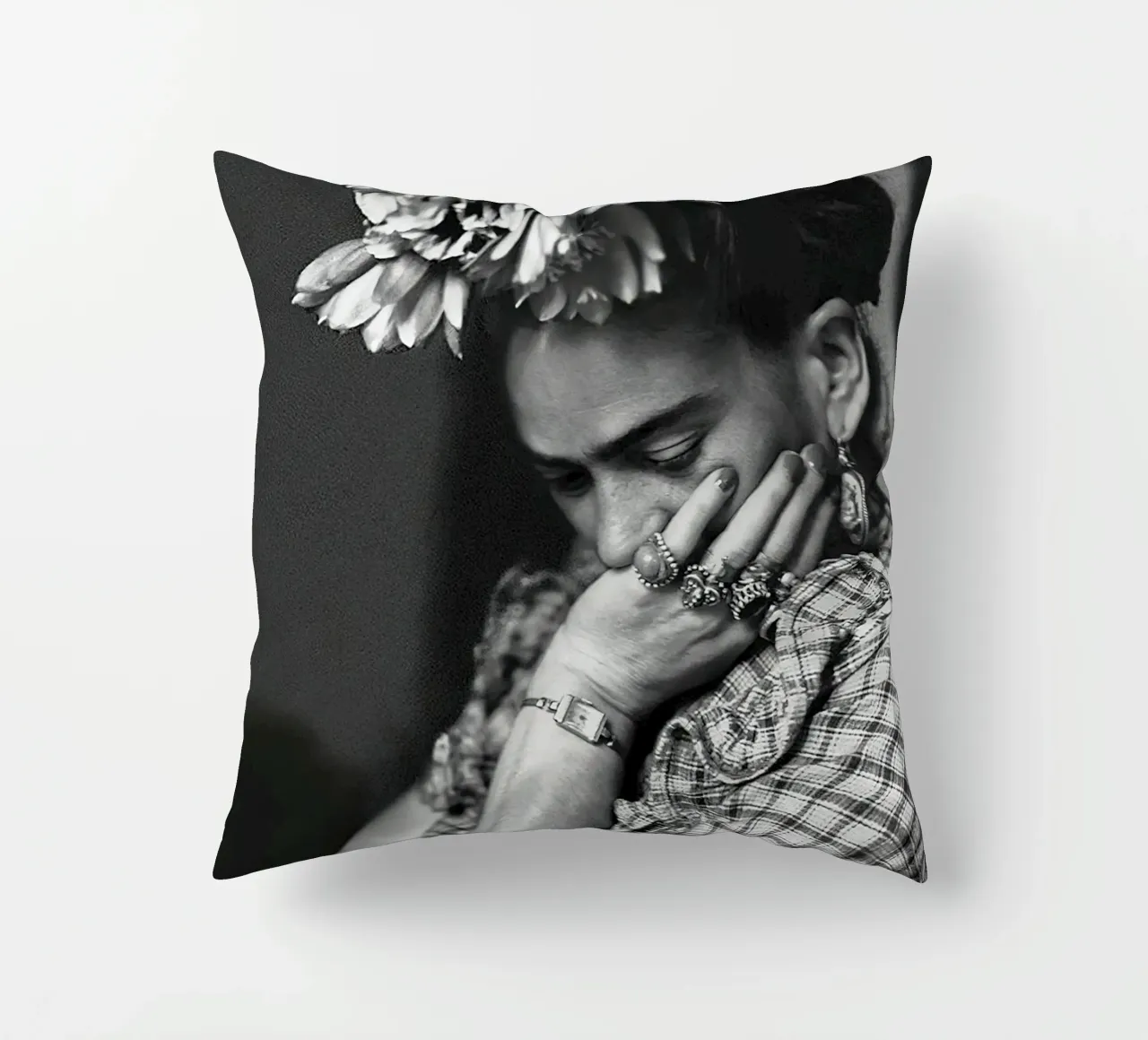 Frida Kahlo B&N cuscino da Beth Pop Culture