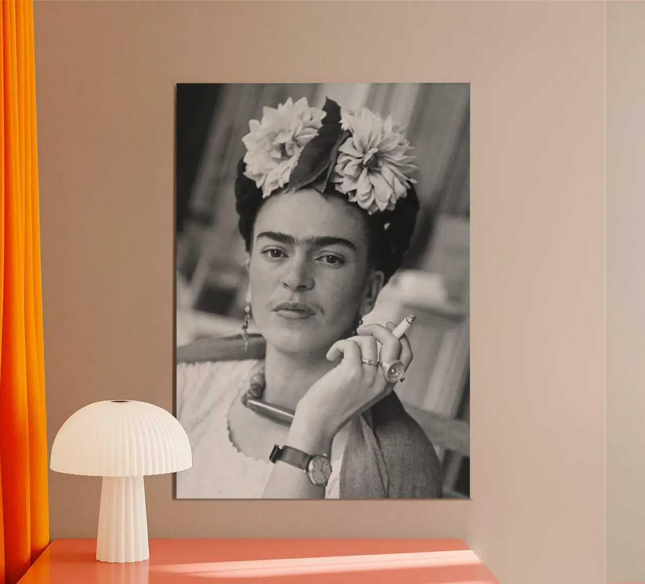 Smoking Frida Kahlo poster da Beth Pop Culture