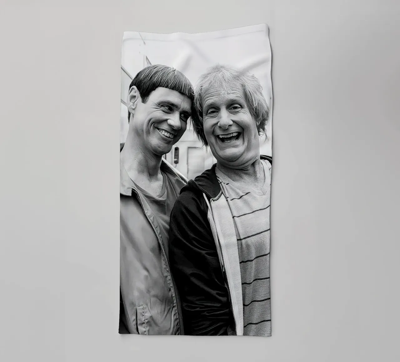 Jim Carrey e Jeff Daniels Vintage asciugamano da bagno da Beth Pop Culture