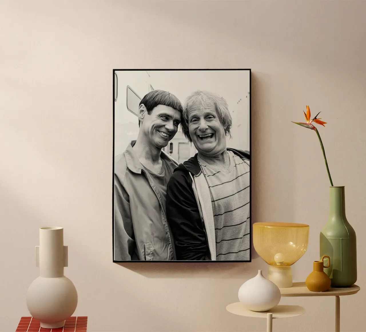 Jim Carrey e Jeff Daniels Vintage plexiglass da Beth Pop Culture