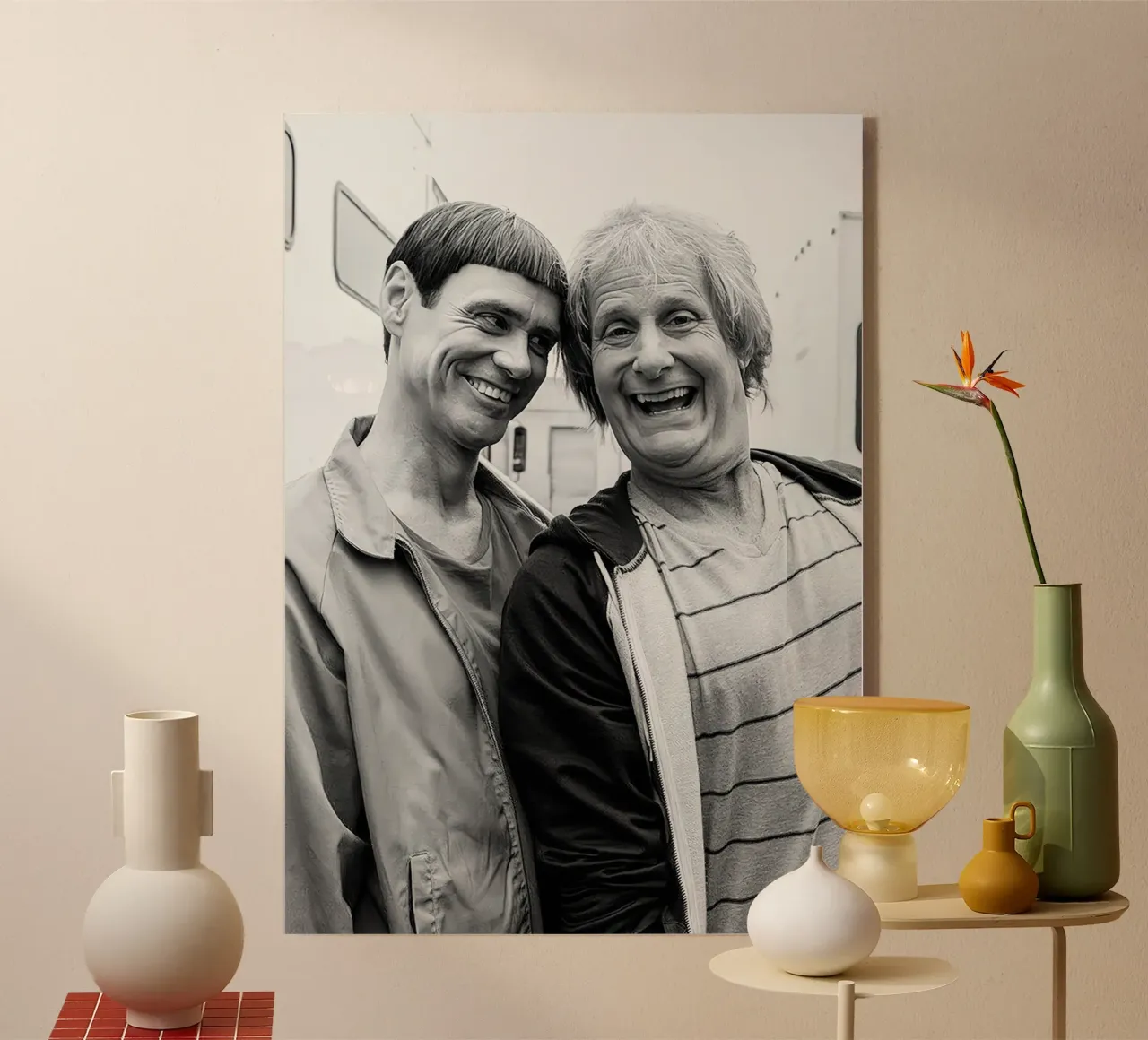 Jim Carrey e Jeff Daniels Vintage plexiglass da Beth Pop Culture