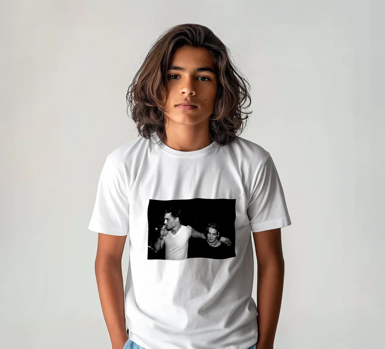 Johnny Depp e Winona Ryder in un classico t-shirt bambini da Beth Pop Culture