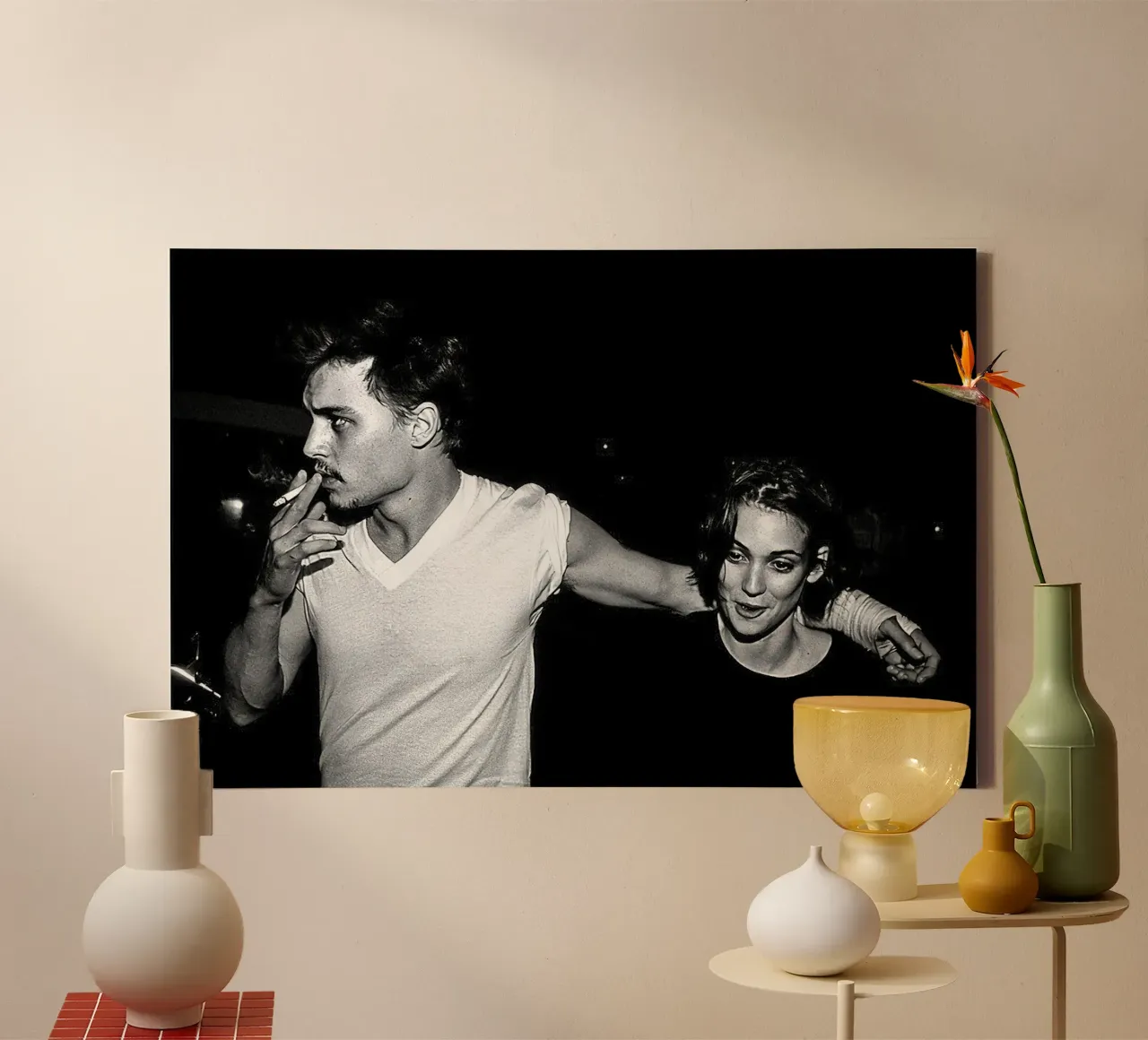Johnny Depp e Winona Ryder in un classico tela da Beth Pop Culture