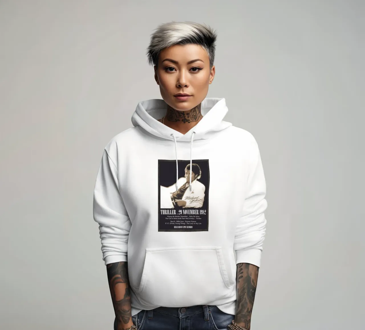 Michael Jackson – Thriller felpa con cappuccio da Attaboy Dsgn