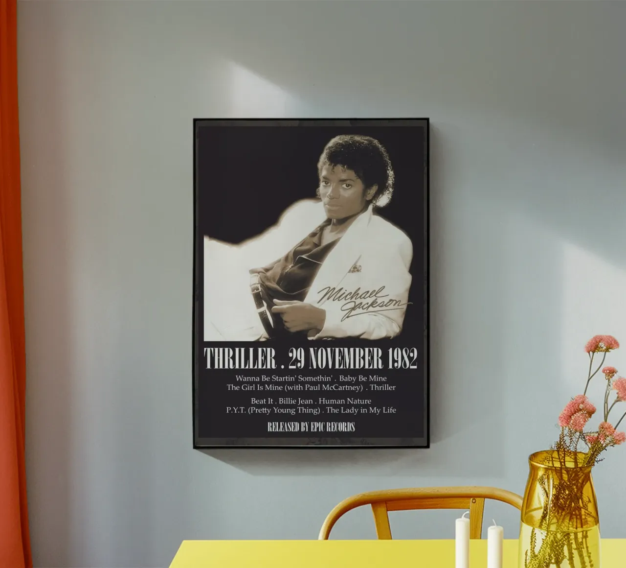 Michael Jackson – Thriller plexiglass da Attaboy Dsgn