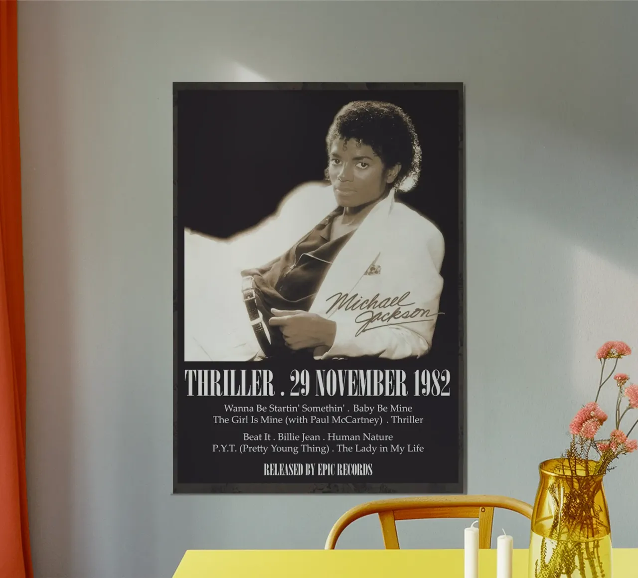Michael Jackson – Thriller carta hahnemühle da Attaboy Dsgn