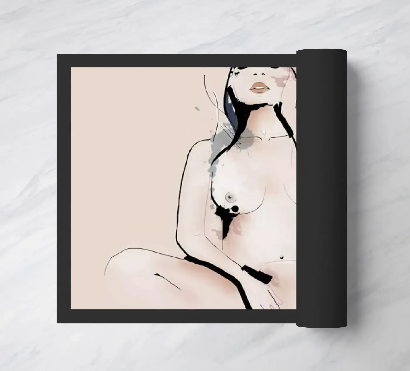 Diy deurmat van Sabrina Ziegenhorn