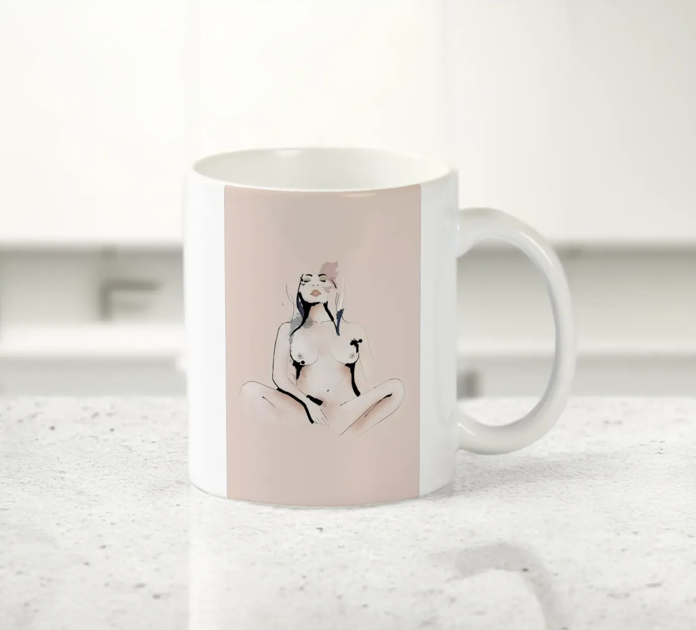 Diy ceramic mug by Sabrina Ziegenhorn