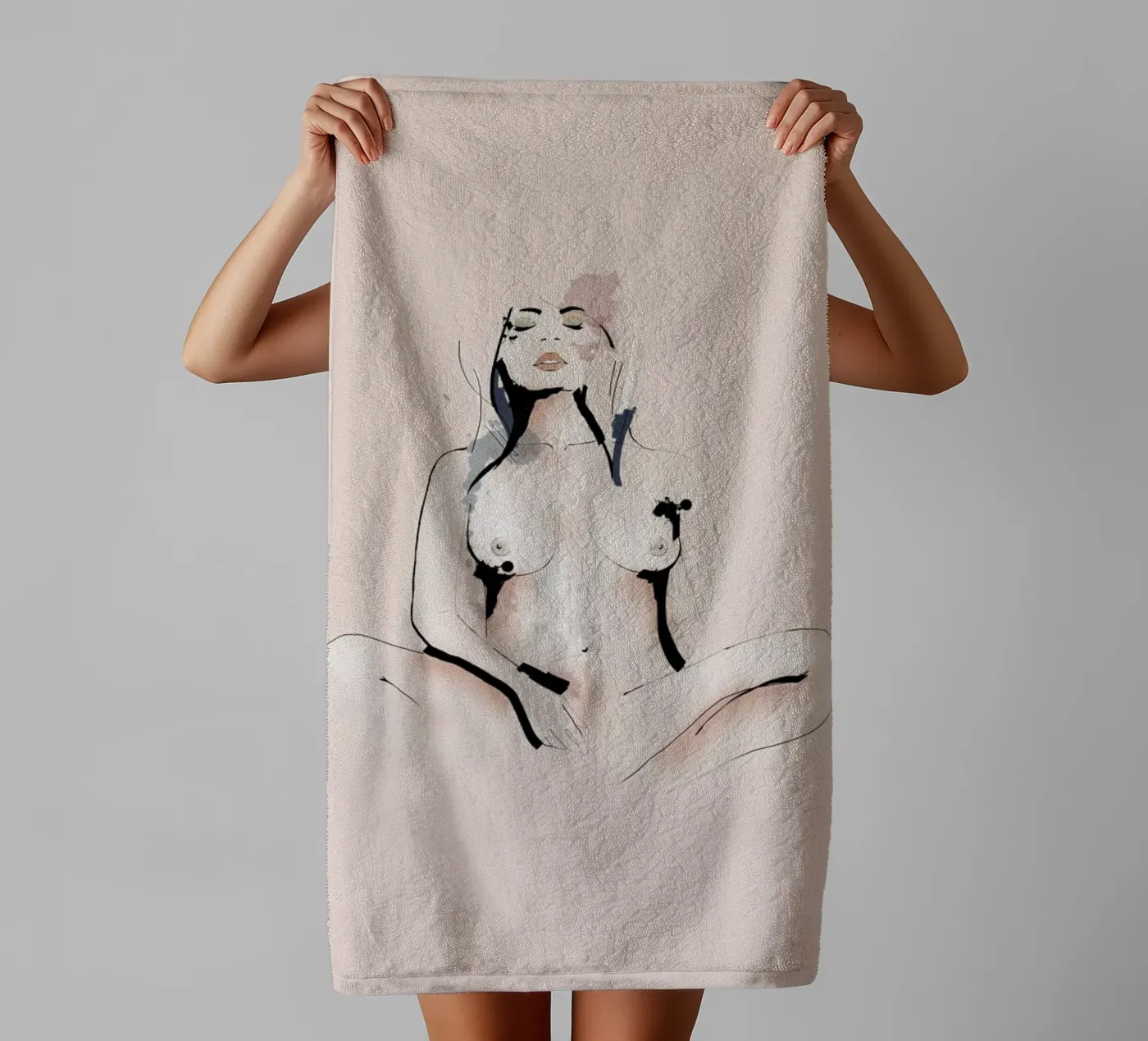 Diy badhanddoek van Sabrina Ziegenhorn