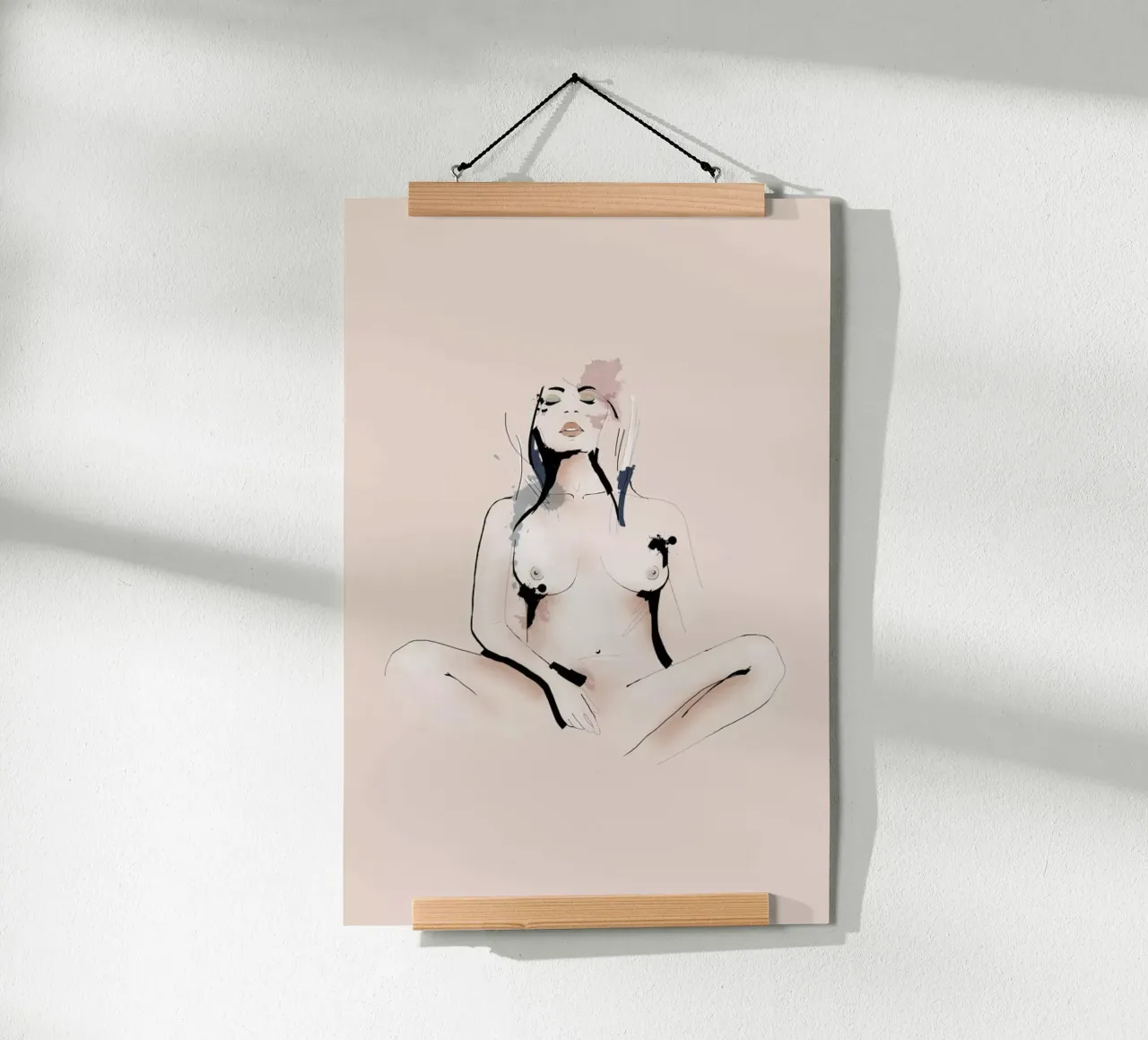 Diy poster con telaio in plastica da Sabrina Ziegenhorn