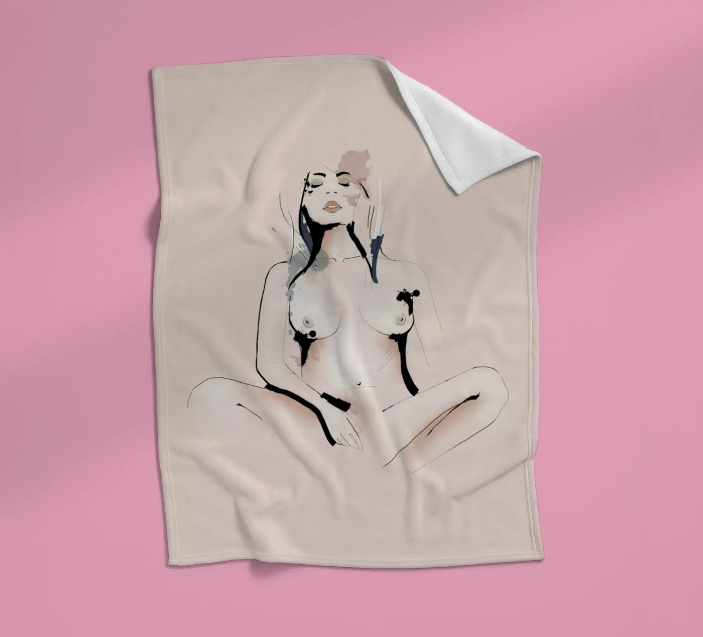 Diy Fleecedecke von Sabrina Ziegenhorn