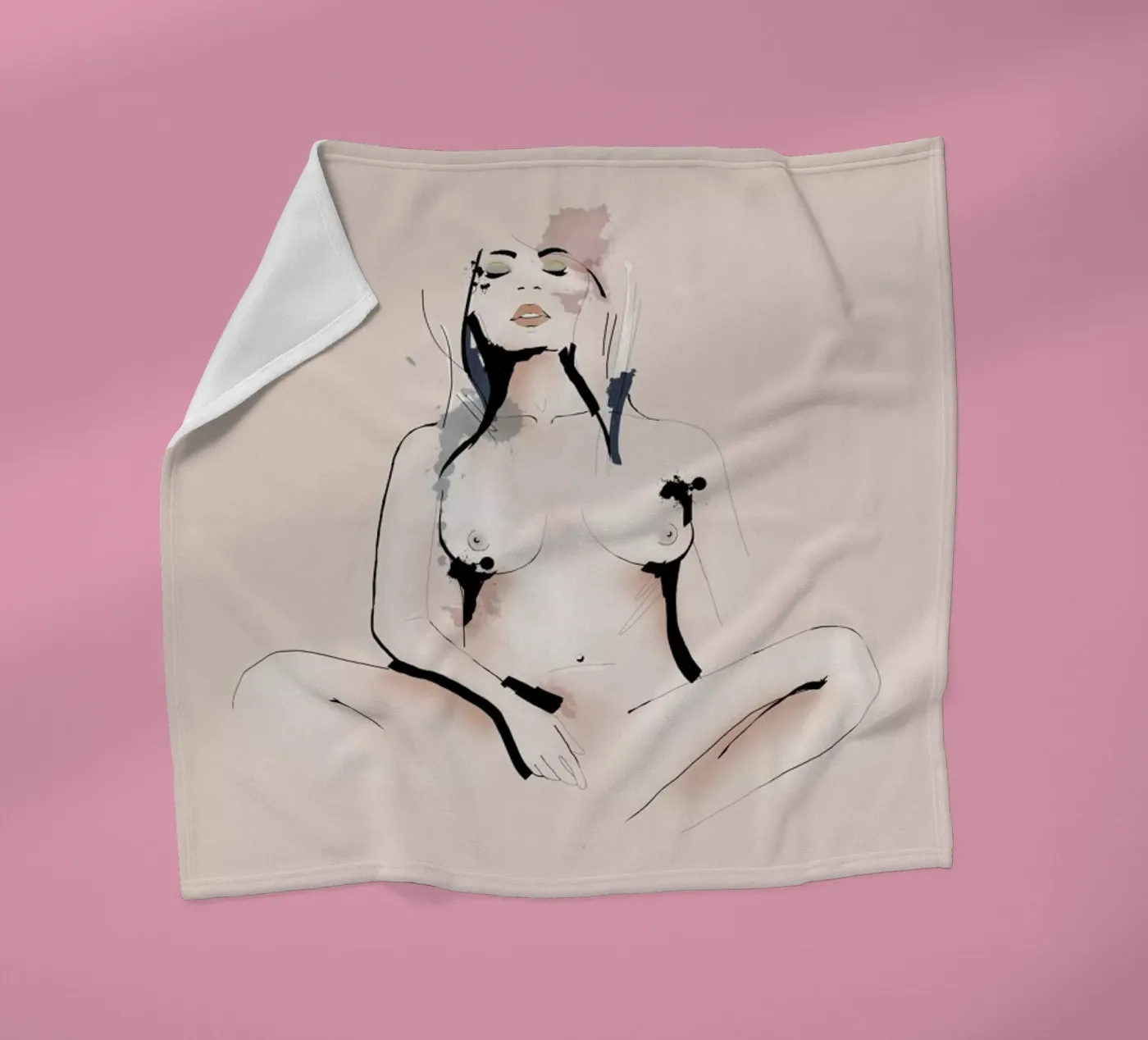 Diy Fleecedecke von Sabrina Ziegenhorn