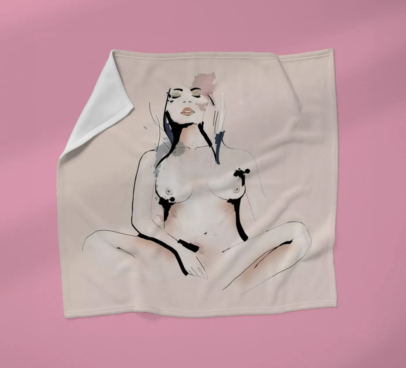 Diy coperta in pile da Sabrina Ziegenhorn