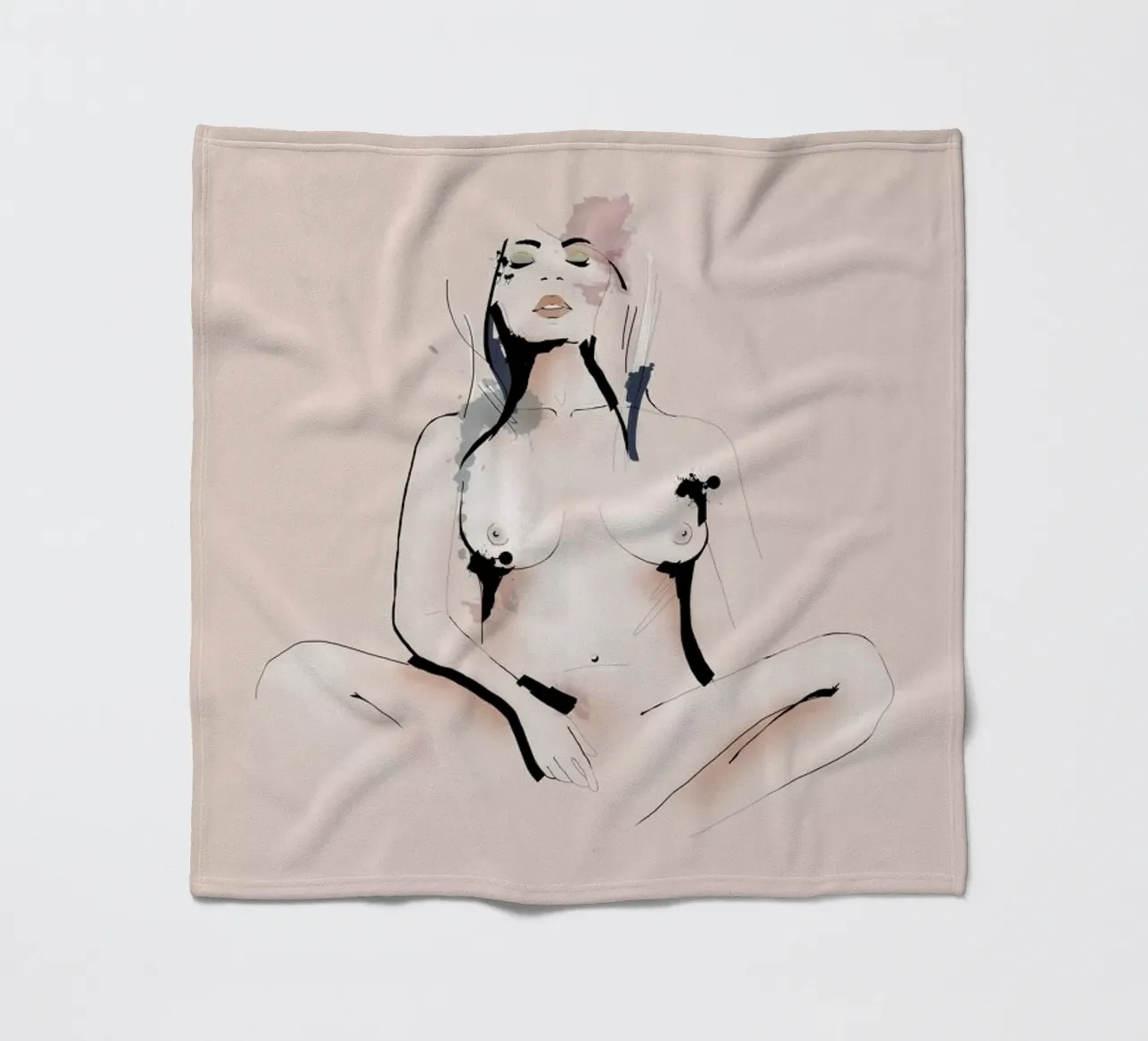 Diy fleecedeken van Sabrina Ziegenhorn