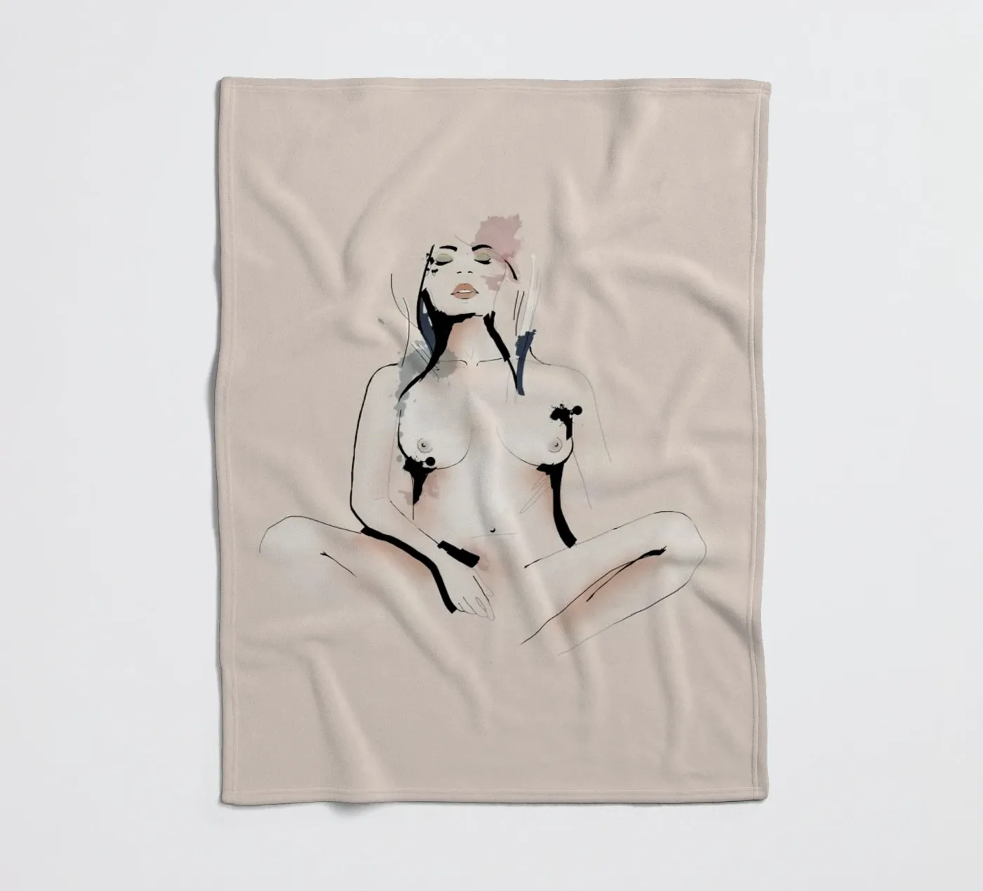 Diy coperta in pile da Sabrina Ziegenhorn