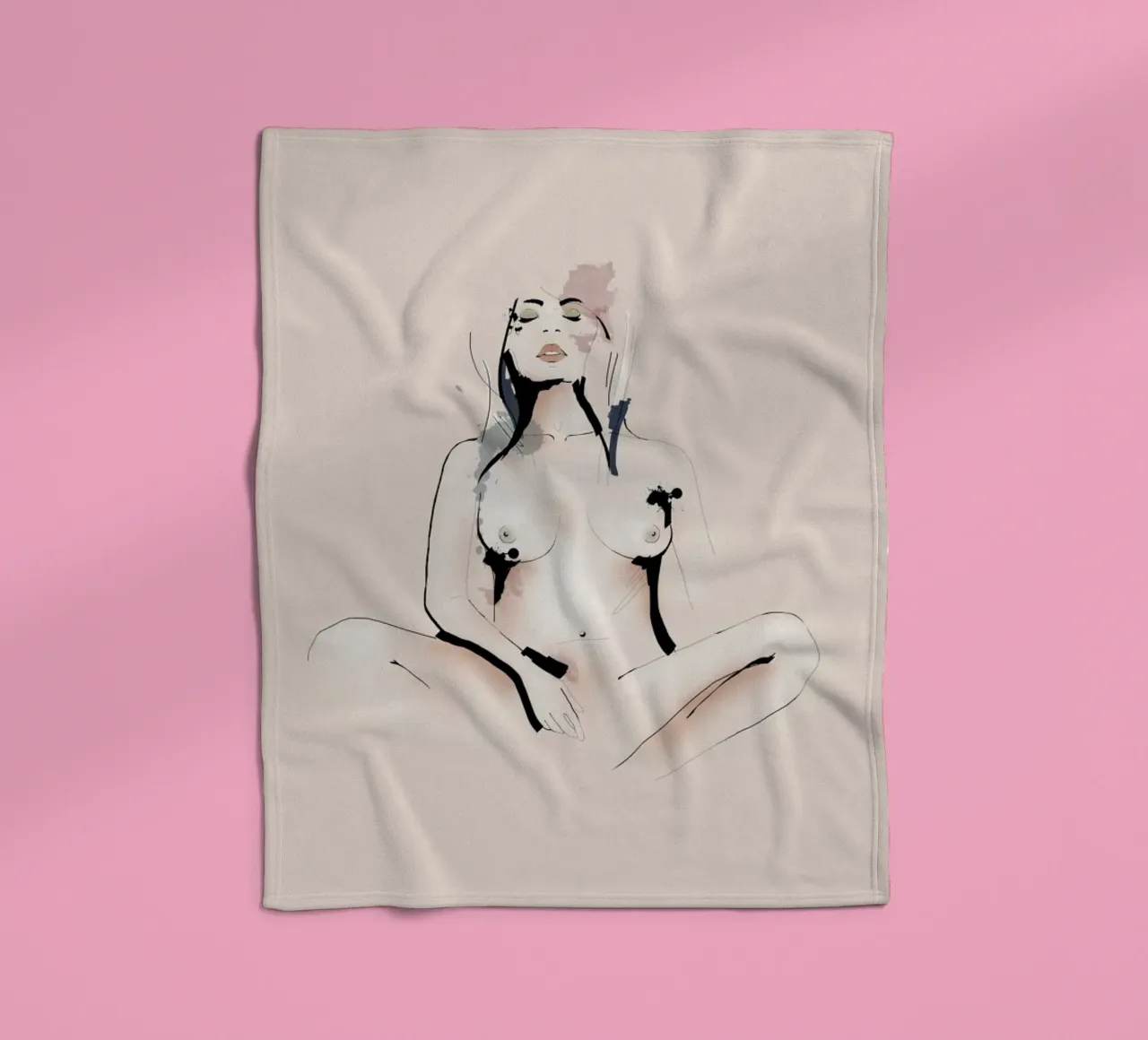 Diy fleecedeken van Sabrina Ziegenhorn