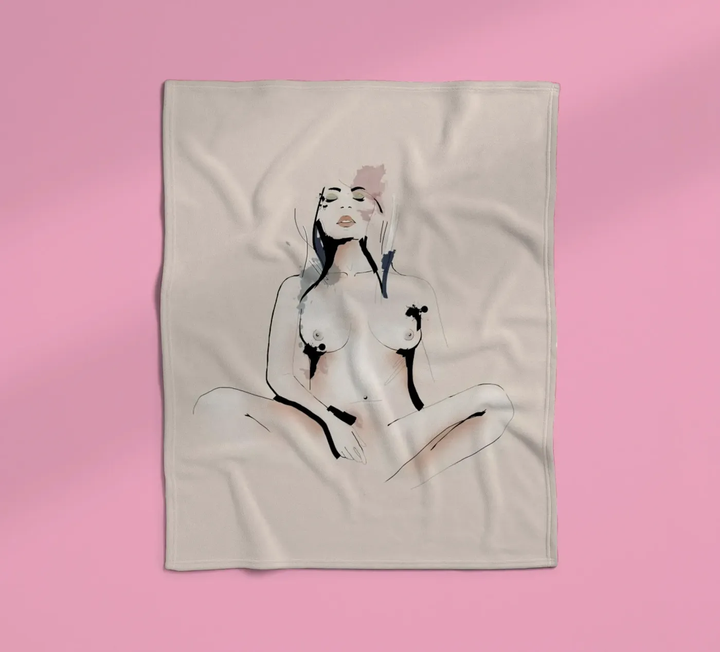 Diy Fleecedecke von Sabrina Ziegenhorn