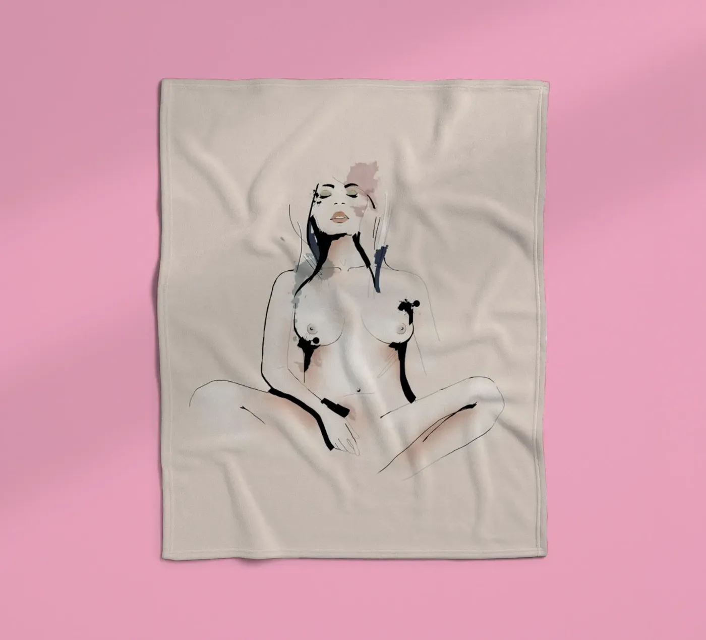 Diy coperta in pile da Sabrina Ziegenhorn