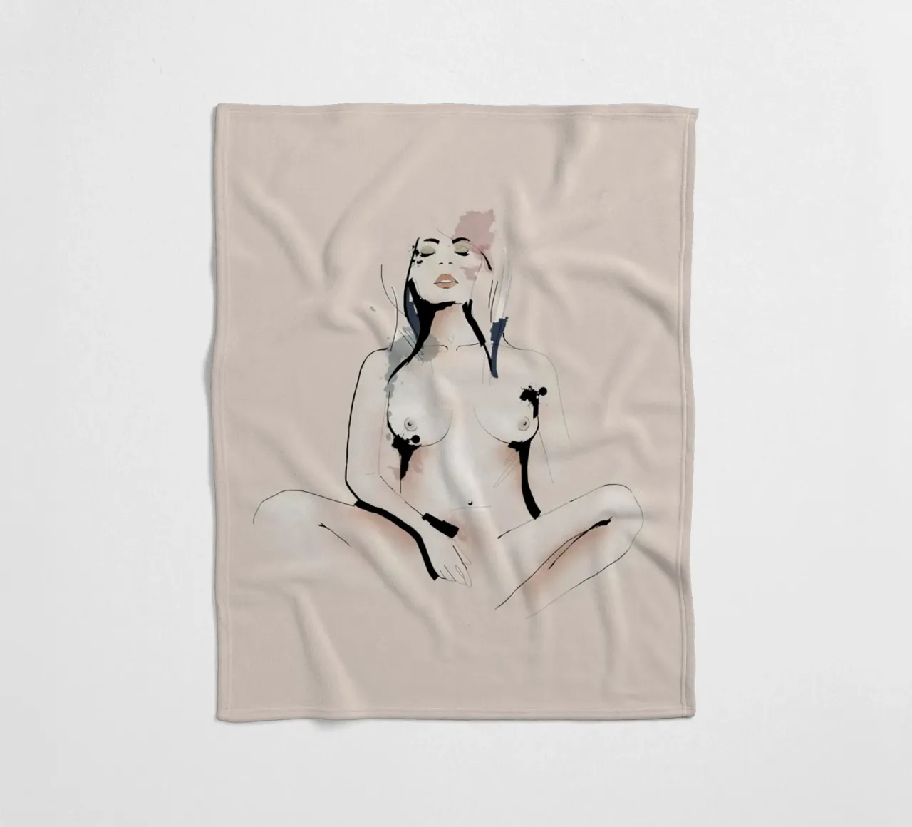 Diy fleecedeken van Sabrina Ziegenhorn